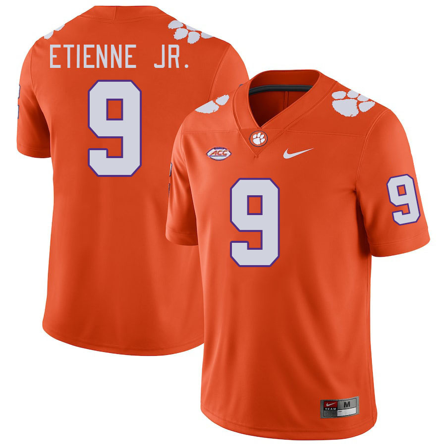 Clemson Tigers #9 Travis Etienne Jr. College Football Jerseys Stitched Sale-Orange